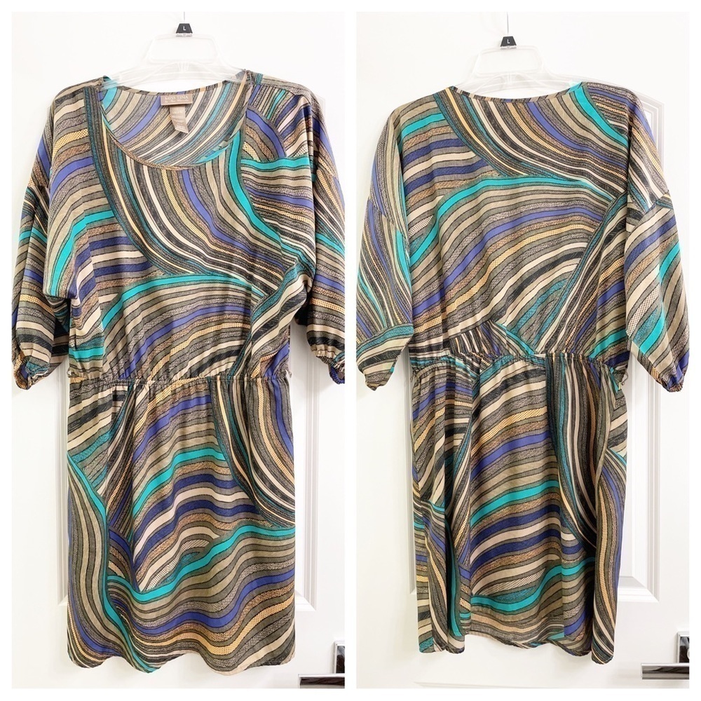 Miss Tina by Tina Knowles multicolored printed dress